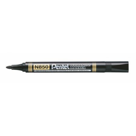 Permanentný popisovač, 1,5 mm, kužeľový hrot, PENTEL "N850", čierna