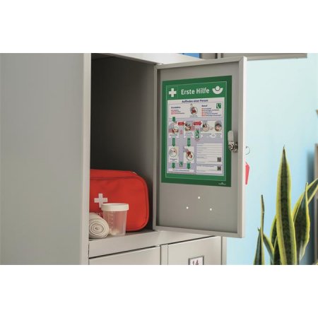 Informačný panel, A4, magnetický, DURABLE "DURAFRAME® MAGNETIC", zelená