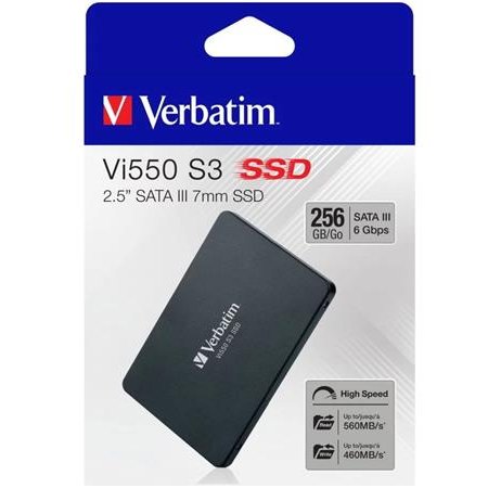 SSD (vnútorná pamäť), 1TB, SATA 3,  500/520MB/s, VERBATIM "Vi550"