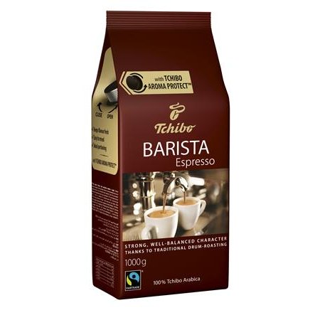 Káva, pražená, zrnková, 1000 g, TCHIBO "Barista Espresso"