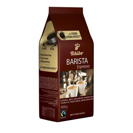 Káva, pražená, zrnková, 1000 g, TCHIBO "Barista Espresso"