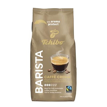 Káva, pražená, zrnková, 1000 g, TCHIBO "Barista Caffé Crema"