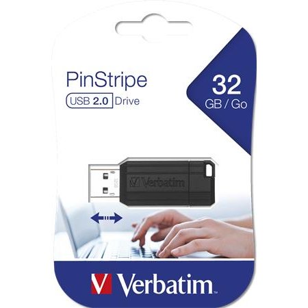 USB drive 32 GB Pin Stripe 11/8 MB/sec, ochrana heslom