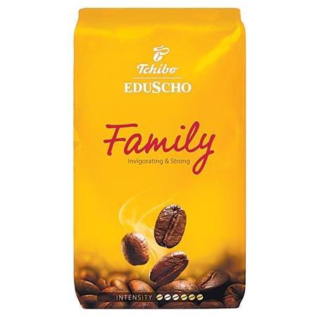 Káva, pražená, zrnková, 1000 g, EDUSCHO "Family"