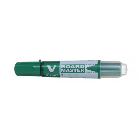 Popisovač na tabule, 2,3 mm, kužeľový, PILOT "V-Board Master", zelený