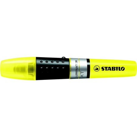 Zvýrazňovač, 2-5 mm, STABILO "Luminator", žltá