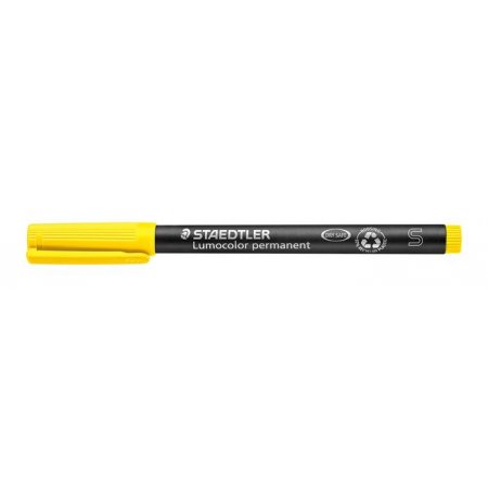 Permanentný popisovač, OHP, 0,4 mm, STAEDTLER "Lumocolor® 313 S", žltá