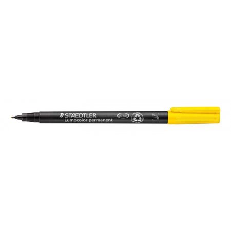 Permanentný popisovač, OHP, 0,4 mm, STAEDTLER "Lumocolor® 313 S", žltá