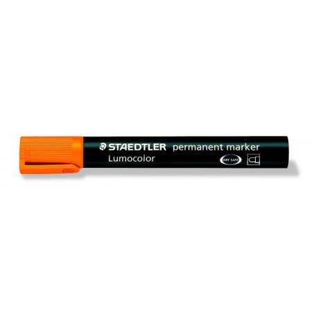 Permanentný popisovač, 2 mm, kužeľový hrot, STAEDTLER "Lumocolor 352", oranžový