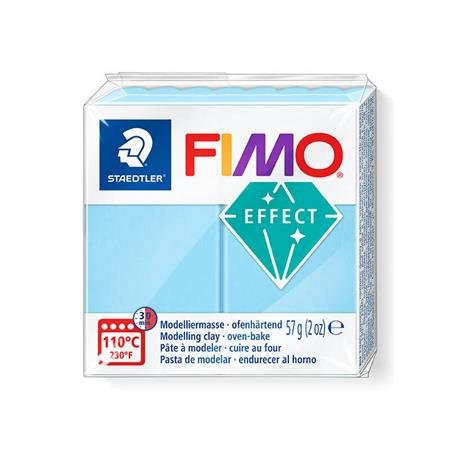 Modelovacia hmota, 57 g, polymérová, FIMO "Effect", pastelovo vodová