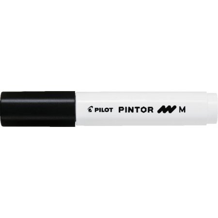 Dekoračný popisovač, 1,4 mm, PILOT "Pintor M", čierna