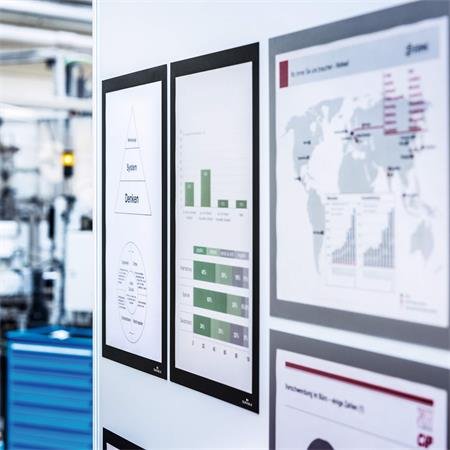 Informačný panel, A3, magnetický, DURABLE "DURAFRAME® MAGNETIC", čierna