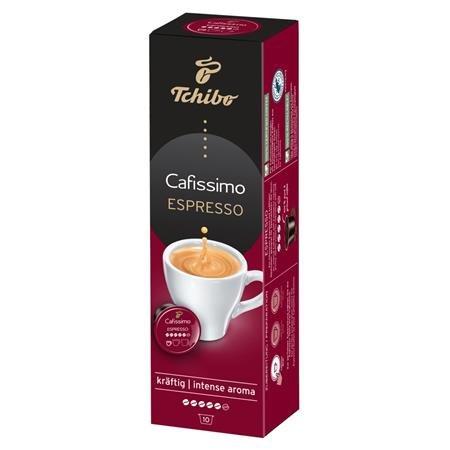 Kávové kapsule, 10 ks, TCHIBO "Cafissimo Espresso Intense"