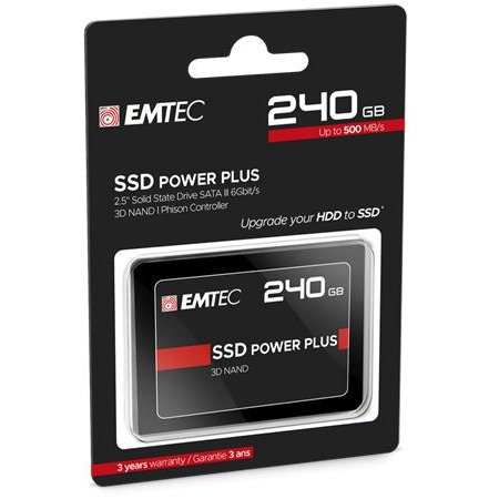 SSD (vnútorná pamäť), 240GB, SATA 3, 500/520 MB/s, EMTEC "X150"