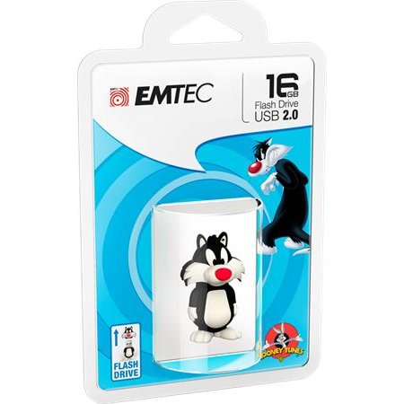 USB kľúč, 16GB, USB 2.0, EMTEC "Sylvester"