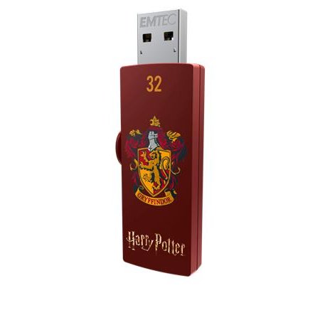 USB kľúč, 32GB, USB 2.0, EMTEC "Harry Potter Gryffindor"