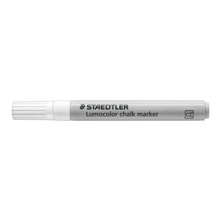 Kriedový popiovač, 2,4 mm, kuželový, STAEDTLER "Lumocolor® 344", biely