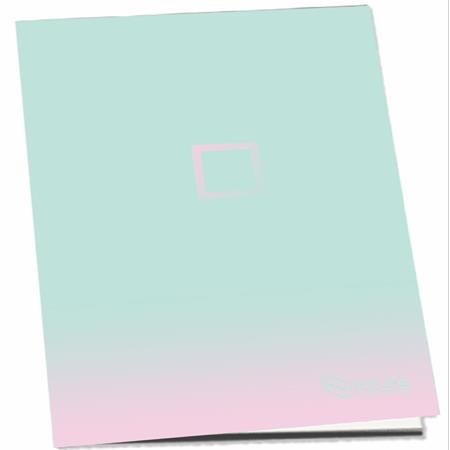 Zošit, A5, štvorčekový, 52 listov, PULSE "Pastel Colours"