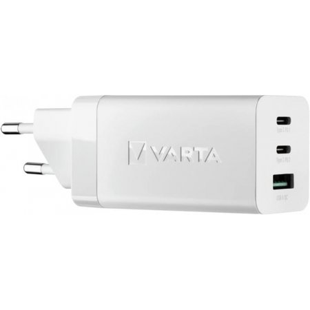 Sieťová nabíjačka, 1xUSB, 2x USB-C výstup, 65W, VARTA "High Speed"