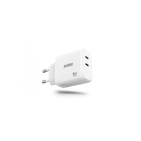 Sieťová nabíjačka, 2xUSB-C (20W+45W), URBAN FACTORY