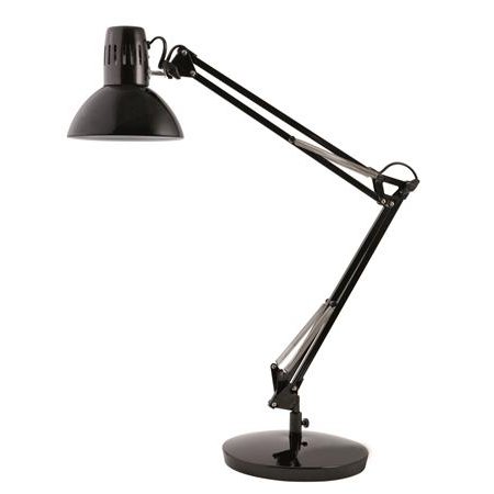 Stolová lampa, 11 W, ALBA "Architect", čierna