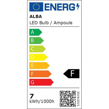 Stolová lampa, 11 W, ALBA "Architect", čierna