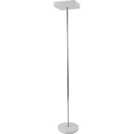 Stojacia lampa, 24 W, ALBA "Fluosquare", biela