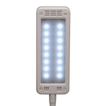 Stolová lampa, LED, nastaviteľná, MAUL "Pearly colour vario", biela