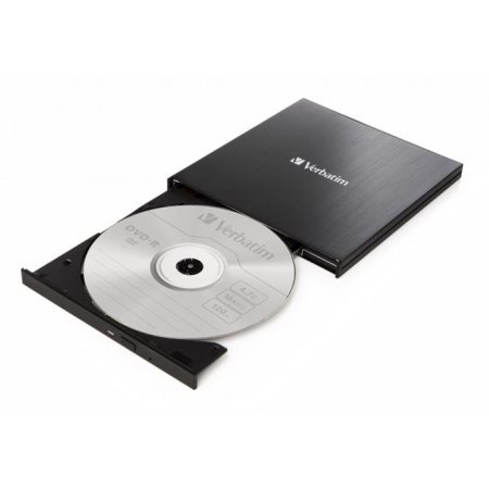 CD/DVD napaľovačka, tenká, kovové puzdro, USB 3.2 - USB-C, VERBATIM