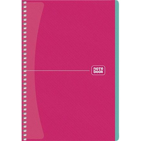 Špirálový zošit, A5, štvorčekový, 80 listov, SHKOLYARYK "Notebook",  mix