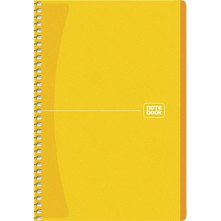 Špirálový zošit, A5, štvorčekový, 80 listov, SHKOLYARYK "Notebook",  mix