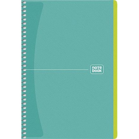 Špirálový zošit, A5, štvorčekový, 80 listov, SHKOLYARYK "Notebook",  mix