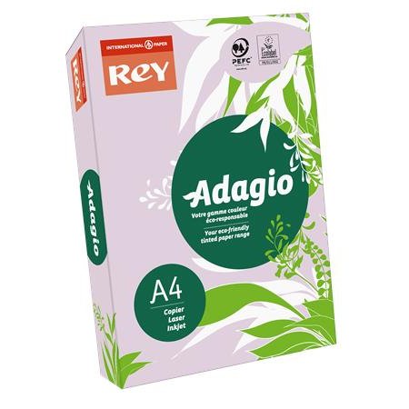 Kopírovací papier, farebný, A4, 80 g, REY "Adagio", intenzívna fialová