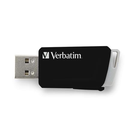 USB kľúč, 32GB, USB 3.2, 80/25MB/sec, VERBATIM "Store n Click", čierna