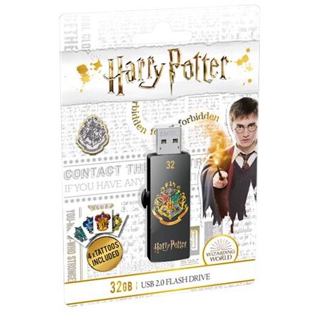 USB kľúč, 32GB, USB 2.0, EMTEC "Harry Potter Hogwarts"