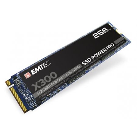 SSD (interná pamäť), 256GB, M2 NVMe, 1700/1000 MB/s, EMTEC "X300"