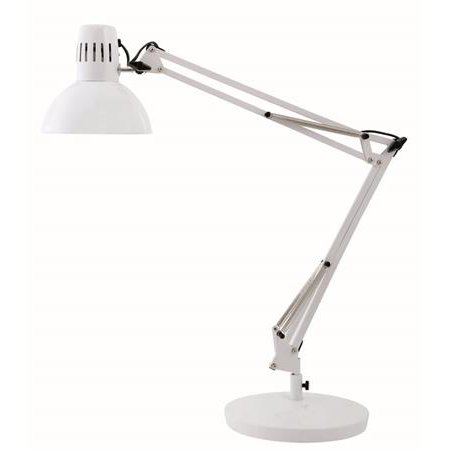 Stolová lampa, 11 W, ALBA "Architect", biela