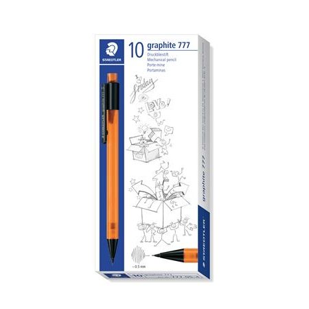 Mikroceruzka, 0,5 mm, STAEDTLER "Graphite 777", oranžová