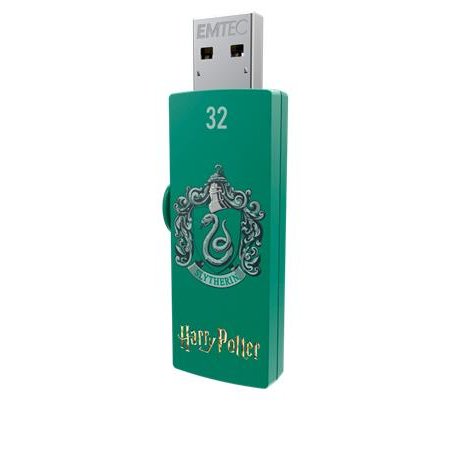 USB kľúč, 32GB, USB 2.0, EMTEC "Harry Potter Slytherin"