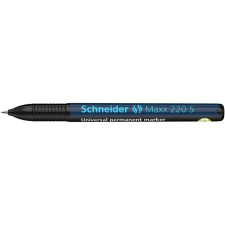 Permanentný popisovač, OHP, 0,4 mm, SCHNEIDER "Maxx 220 S", čierny