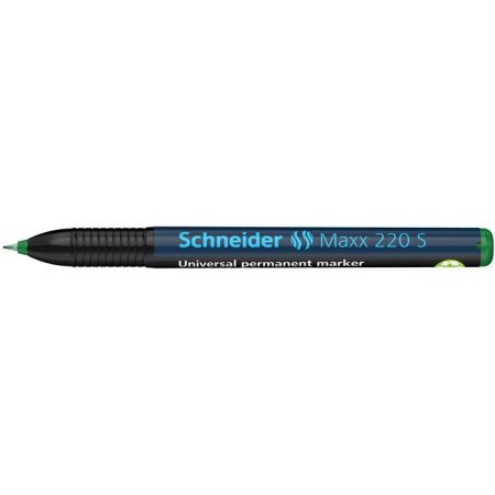 Permanentný popisovač, OHP, 0,4 mm, SCHNEIDER "Maxx 220 S", zelený