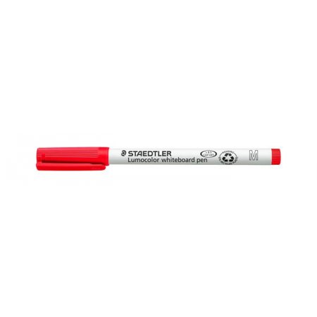 Popisovač na tabule, 1 mm, M, kužeľový, STAEDTLER "Lumocolor 301", červený