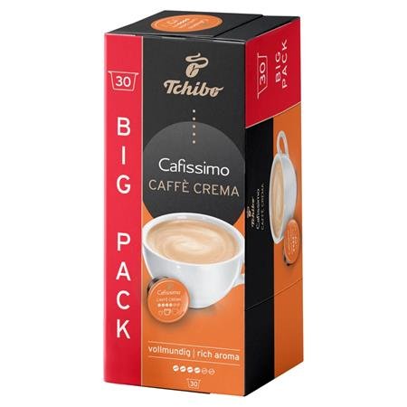 Kávové kapsule, 30 ks, TCHIBO "Cafissimo Caffé Crema Rich"