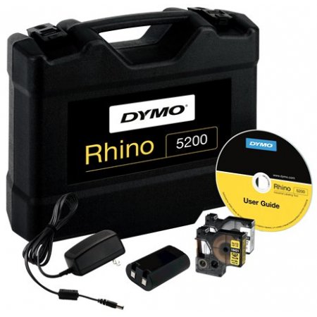 Štítkovač, elektrický, DYMO "Rhino 5200", sada, v taške