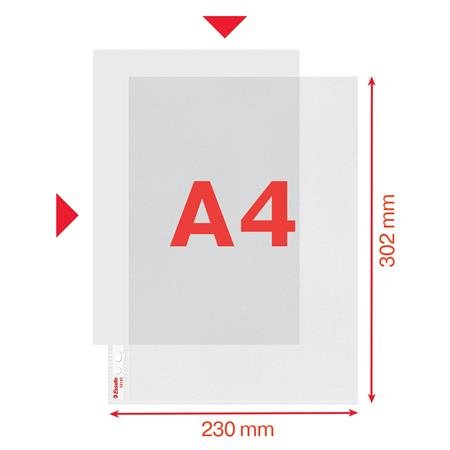 Euroobal, otvor zhora a zboku, A4, 115 mikr., drsný povrch, ESSELTE