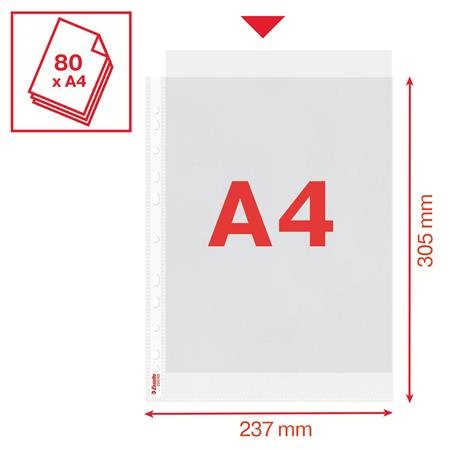 Euroobal, A4 maxi, 120 mikr., drsný povrch, ESSELTE "Maxi"