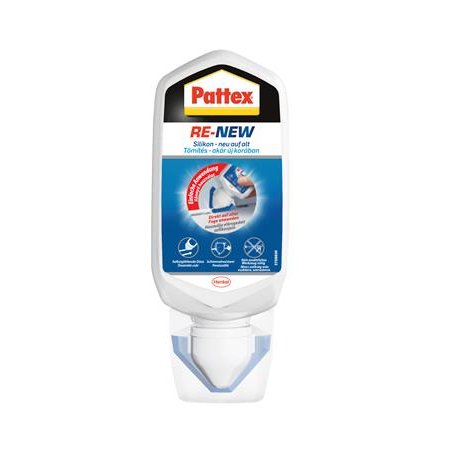 Obnovovač silikónu, 80 ml, HENKEL "Pattex Re-New", biely