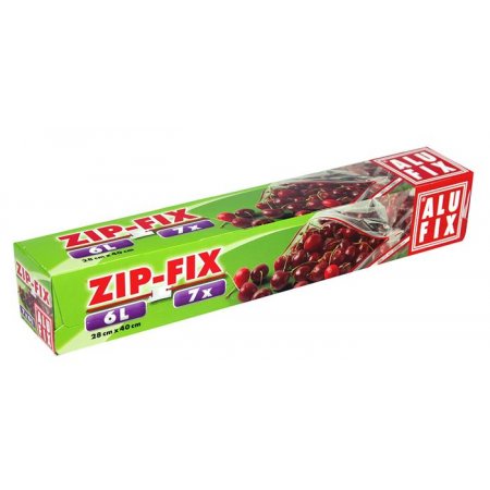 Vrecká na zips, 6 l, ALUFIX "Zipp Fix"