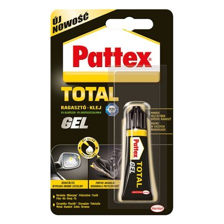 Sekundové lepidlo, gél, 8 g,  HENKEL "Pattex Total Gel"