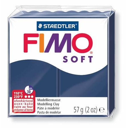 Modelovacia hmota, 57 g, polymérová, FIMO "Soft", windsorská modrá